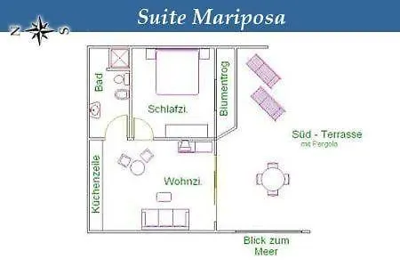 Apartment Hochwertig Ausgestattete Mariposa